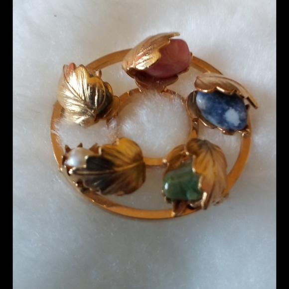 SARAH COVENTRY MultiGemstone Brooch - Picture 4 of 8